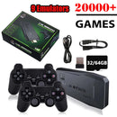 Console de videogame 4k, controle sem fio, gamepad embutido, 20000 + jogos