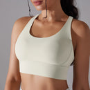 Sutiã Esportivo de Ioga para Mulheres, Tops Fitness, Sensação Nua, Colete De Ginástica, Camisola, Roupa De Treino, Roupa Esportiva